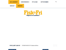 Tablet Screenshot of fiskogfri.dk